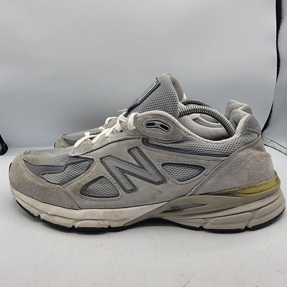 New Balance 990v4 Mens 11.5 2E Gray Castlerock Suede Athletic Shoes M990GL4 main image 14